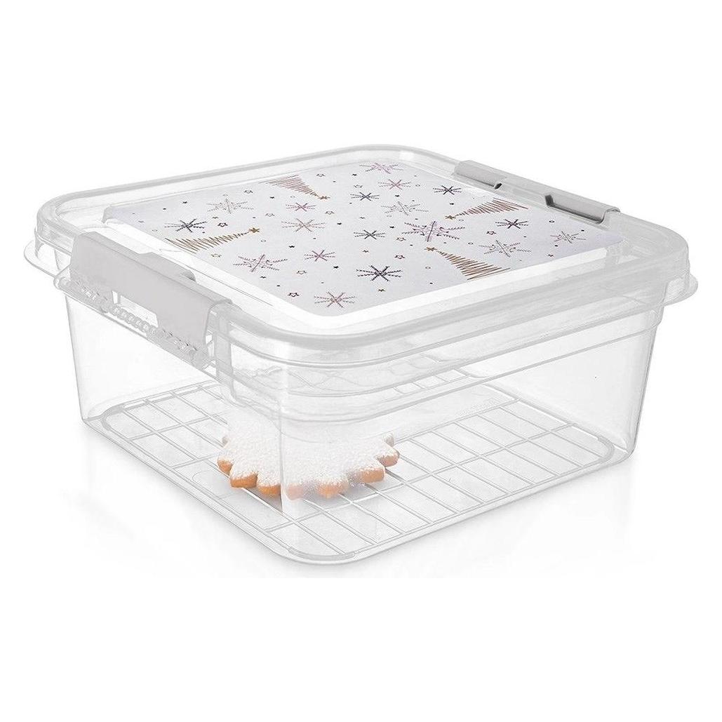 Orplast Grosser Behälter für Gebäck und Kekse, 45 l, ORION, spülmaschinenfest, gefrierfest, 26 x 24 cm (64599539)