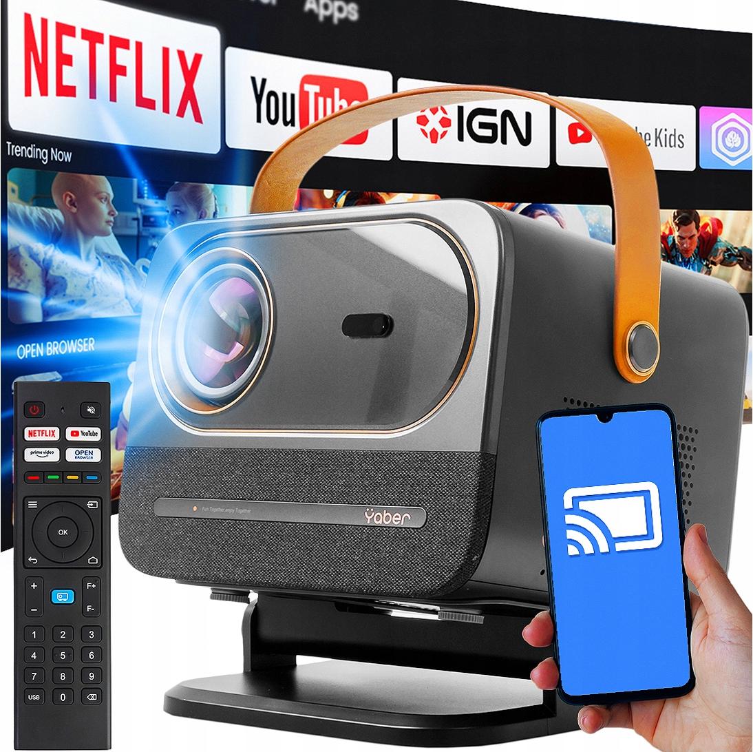 Projektor Yaber U12 1080P Full Hd, Wifi 6, Bluetooth, Dolby Audio 140 W