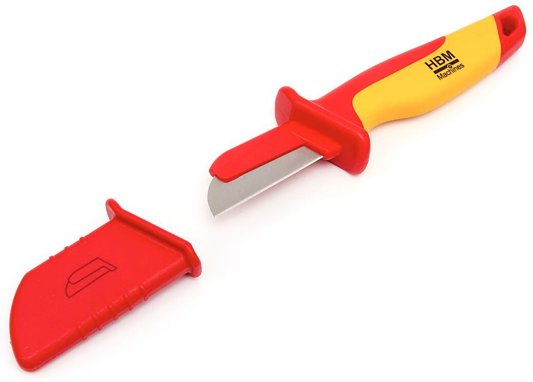 Coltello per cavi HBM VDE con protezione della lama
