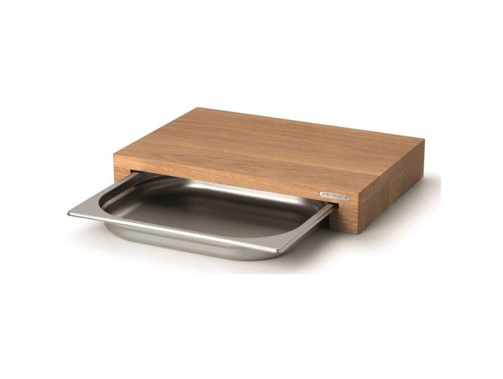 Schneidebrett Continenta Braun Edelstahl/holz B 39 T 27 cm - Schneidebrett