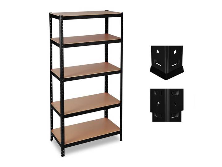 Relaxdays Schwerlastregal 1325 kg schwarz