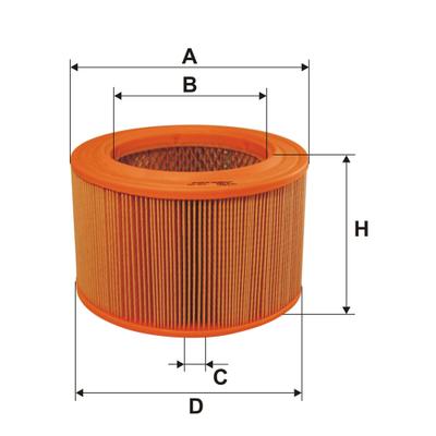 FILTRON Luftfilter AM 469 Filtereinsatz 112mm für Suzuki