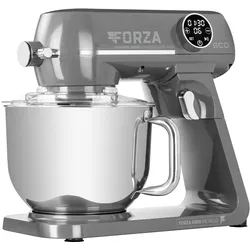 ECG FORZA 6600, Küchenmaschine, Silber, Schwarz
