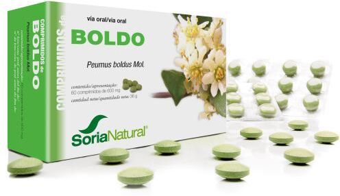 Soria Natural Boldo 60 Tablets 600 mg