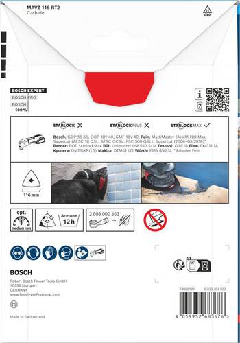 Bosch Accessories 2608902078 2608902078 Carbide-RIFF Schleifplatte 1St.