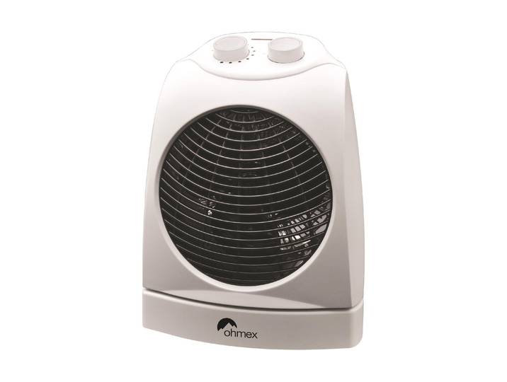 OHMEX Heizgerät OHM-HET-1802 2000 W , weiss (weiß), Heizstrahler, Heizgerät