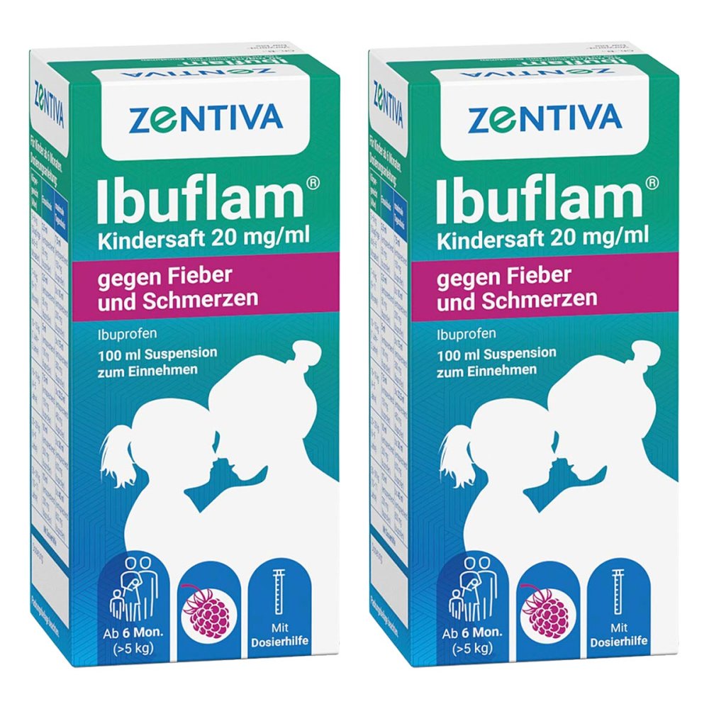 Zentiva Pharma GmbH Ibuflam Fiebersaft 2% gegen Fieber und Schmerzen 08103707
