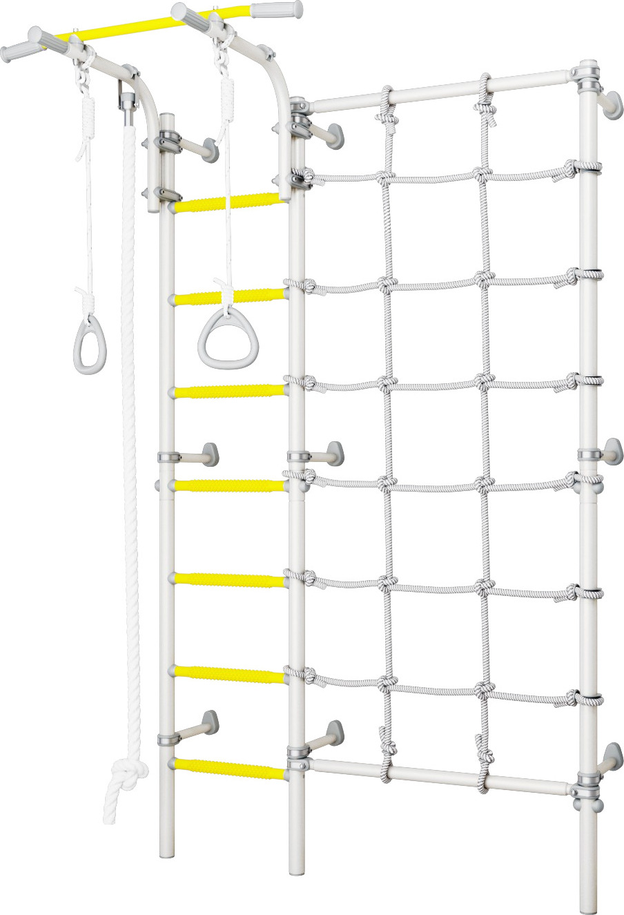 Wallbarz Sprossenwand Funny Monkey 8W weiß, EG-KSK-008W