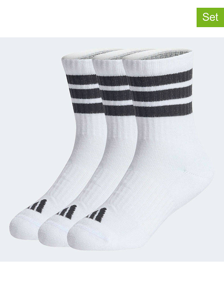 adidas 3er-Set: Socken in Weiß - 28