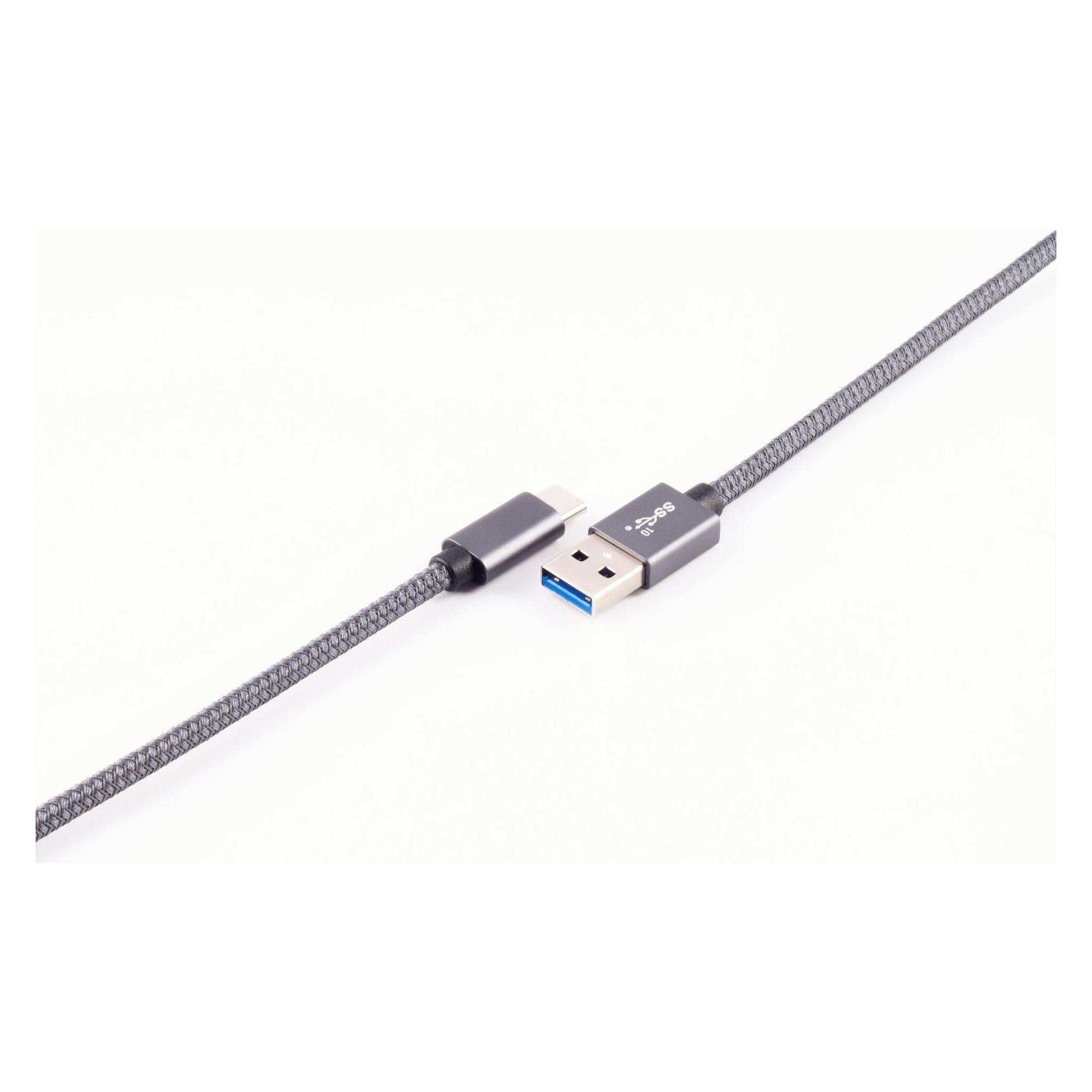 Shiverpeaks -BASIC-S--USB A-C Kabel--USB-A Adapterkabel, USB-C, 3.2 Gen 2, Pro, 1m (1 m, USB 3.2 Gen 2) (BS13-38020)
