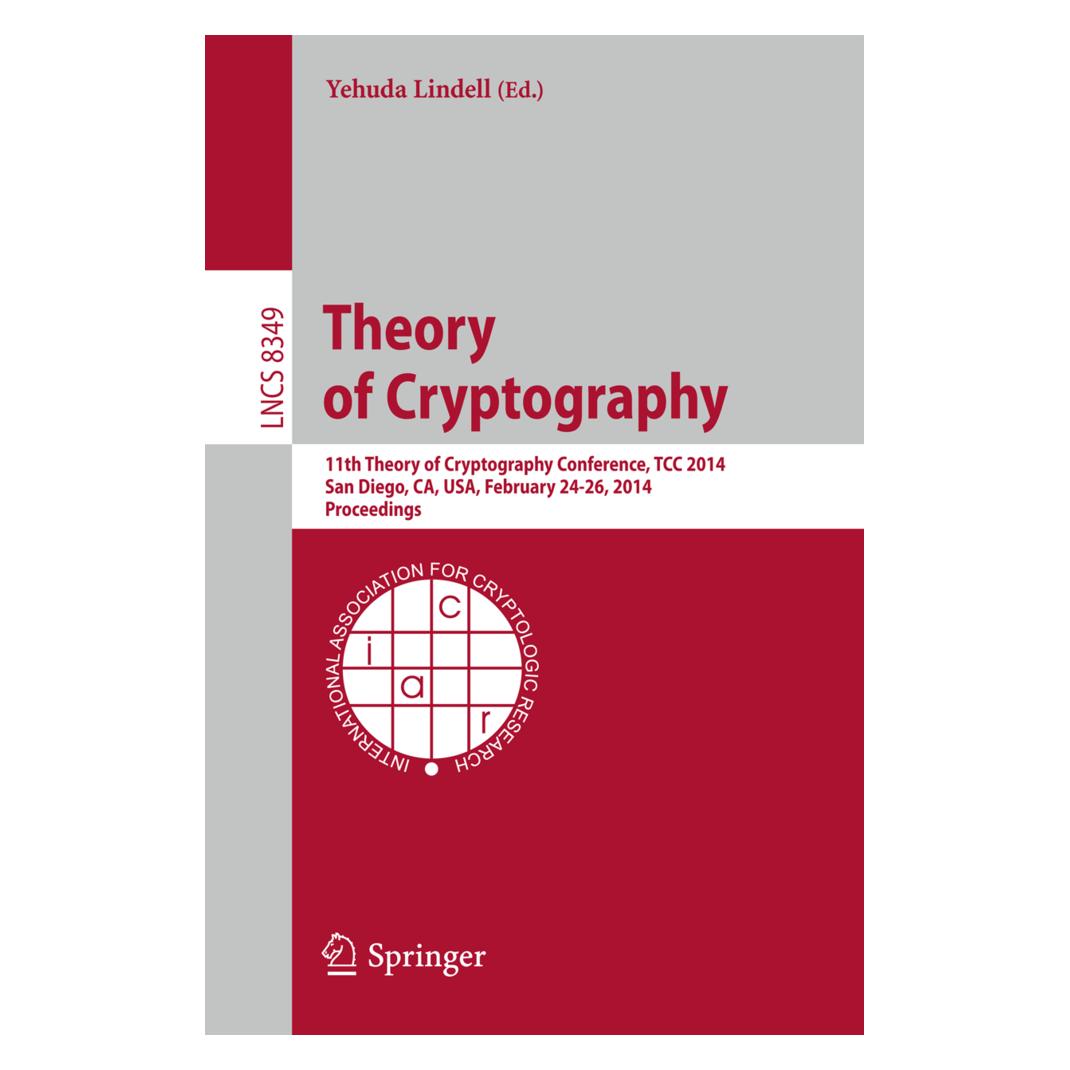Springer Theory of Cryptography (Englisch, Softcover, Yehuda Lindell) (15900750)