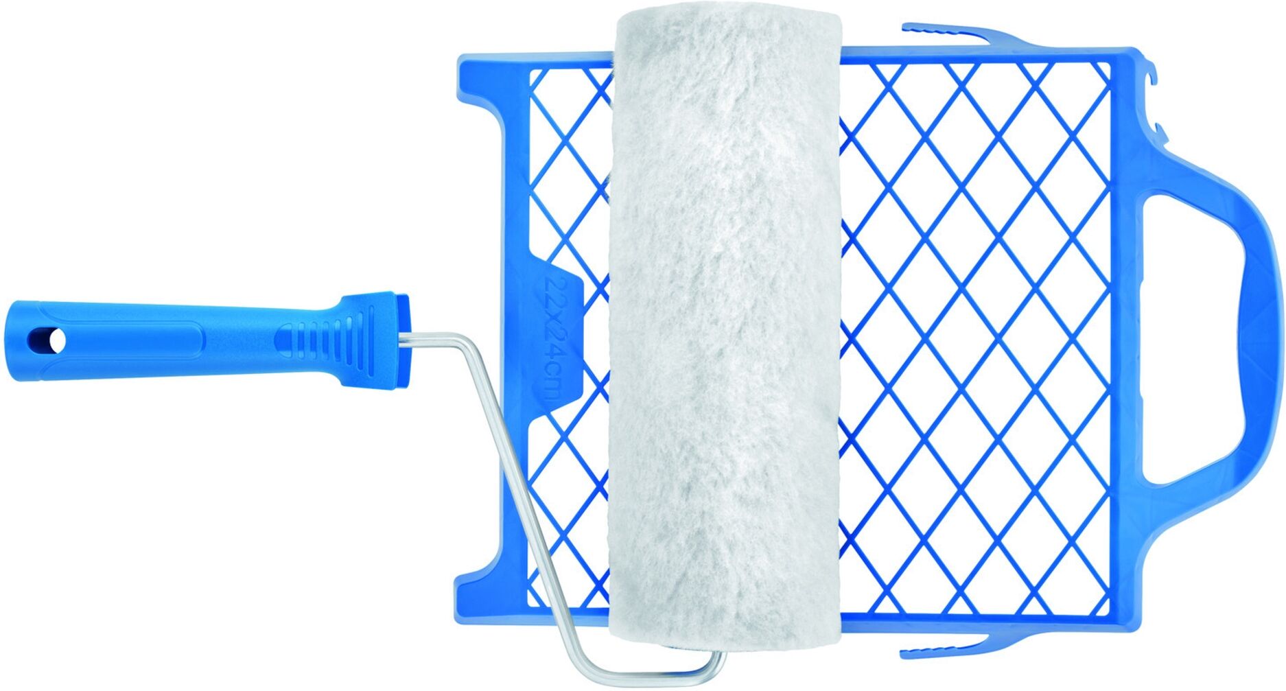 STORCH 2-teiliges Roller-Set, 23 cm Polyesterwalze + Bügel + Kunststoffgitter