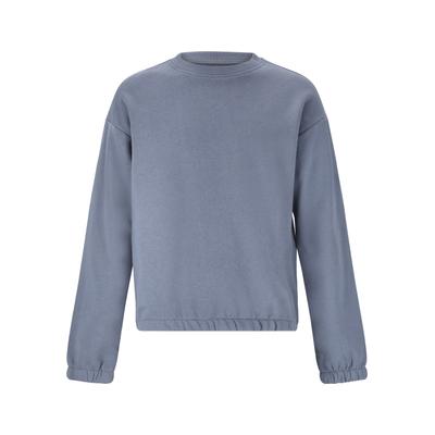 Sweatshirt ENDURANCE "Castall", Jungen, Gr. 140, grau (stein), 100% Polyester, unifarben, normal, Rundhals, Sweatshirts Sweatshirt, mit elastischen Ärmelbündchen