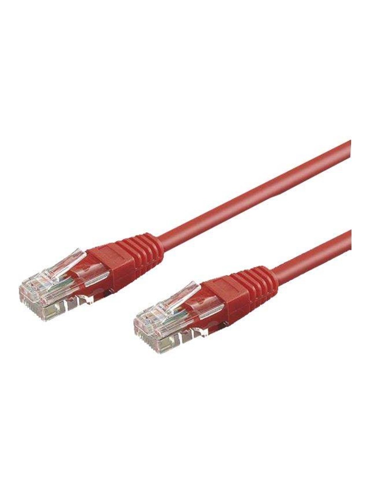Pro CAT 5e U-UTP Patch Cord - 0.5m - Rot - 0.5m