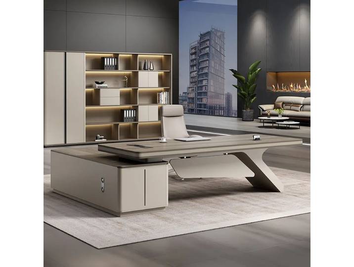 Bureau d'ordinateur, bureaux de chambre, table d'étude, bureau minimaliste moderne, bureau de PDG, bureau de président, bureaux et postes de travail