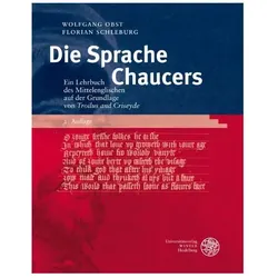 Die Sprache Chaucers, Fachbücher von Florian Schleburg, Wolfgang Obst