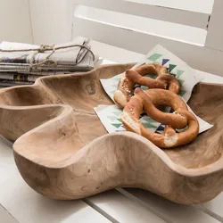 die Faktorei »Teak« Unikat-Schale Ø ca. 40 cm