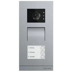 Busch-Jaeger H81381P3-S-03 Außenstation Video 3-fach Busch-Welcome® IP 2TMA130010X0021 H81381P3S03