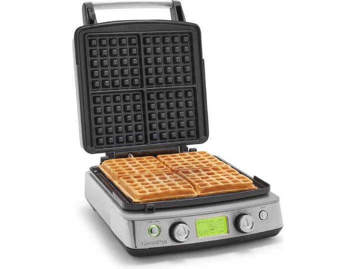 Wafelijzer Stainless Steel (incl. 2 sets wafelplaten)