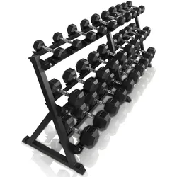 Odin 545 kg Hex SETANGEBOT (15 Set Hanteln + Rack)