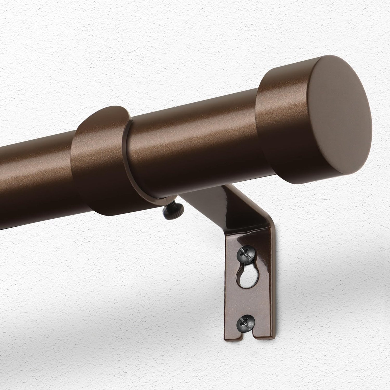 Famanu Verstelbare Gordijnroede 25mm, 80-218cm, Metaal