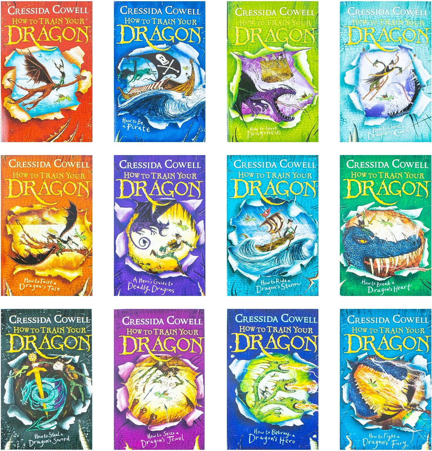 HODDER PUBLISHING How To Train Your Dragon 12 Books Collection Set By Cressida Cowell   Epic Adventure & Fantasy for Kids