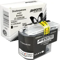 Kompatible Tinte ersetzt Brother LC-229XLBK  schwarz