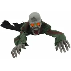 vidaXL Halloween krabbelnder Zombie Grün 112 x 25.5 x 21.5 cm