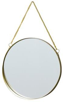 Fusion Finds Nordic Round Wall Mirror Decorative Metal Frame Bathroom Vanity Mirror a