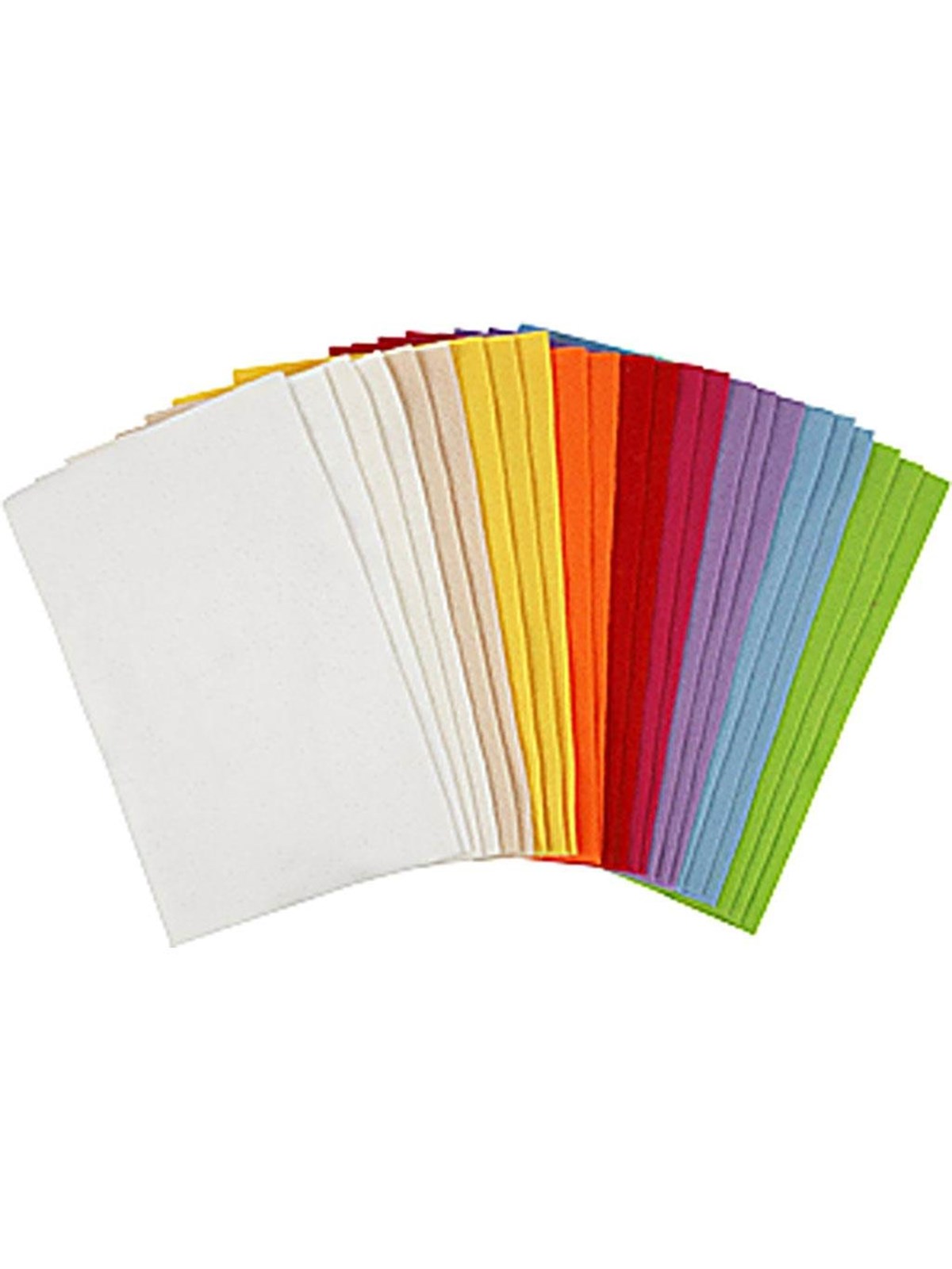 Creativ Company Hobby Felt Assorted Colors 24 Sheets