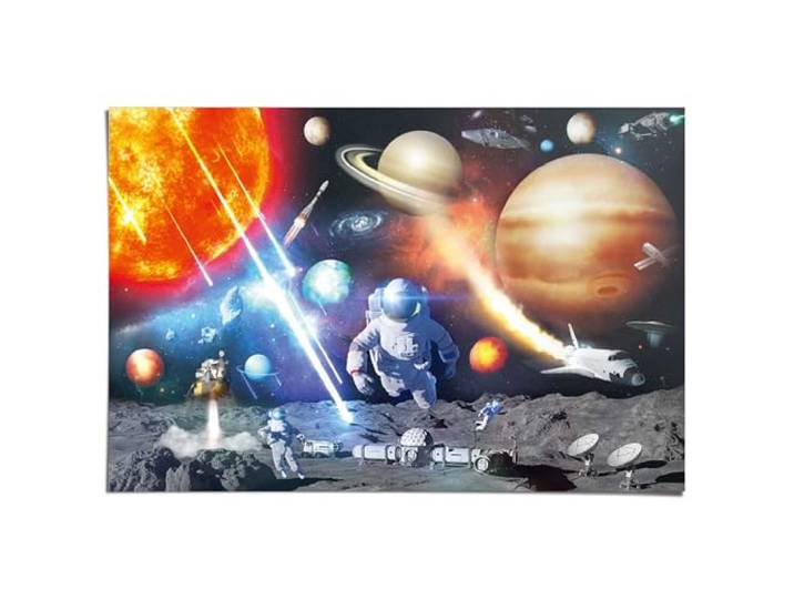 REINDERS Poster, Raumfahrt, Kinderzimmer, Poster, Wanddeko, Room Decor, Bilderdruckpapier, Mehrfarbig, 61 x 91,5