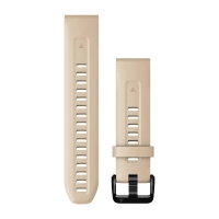 Garmin - QUICKFIT Silikon Armband (2-teilig) 20 mm Breite, 110 mm Länge - Kalkstein