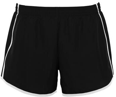 Augusta Sportswear 1265 Athletic Women's Pulse Shorts in Black/Black/White size Small   Polyester