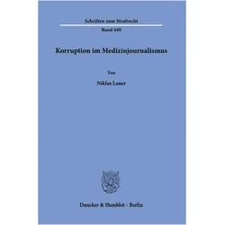Korruption im Medizinjournalismus, Fachbücher von Niklas Lauer