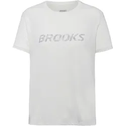 Brooks Dash Funktionsshirt Damen | Gr. S | weiß - weiß
