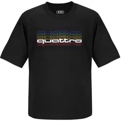 Audi T-Shirt quattro pulse Herren schwarz Größe S 3132609602 - S