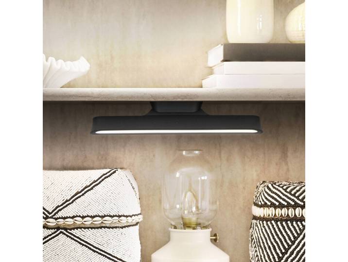 OSRAM LED-Akku-Unterbaulampe LINEAR MOBILE schwarz 28 cm CCT MOBILE, dimmbar, schwarz, für Küche, Kunststoff, Modern, Unterschrankleuchten