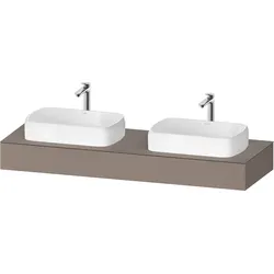 Duravit Konsole „Qatego“ in Basalt Matt
