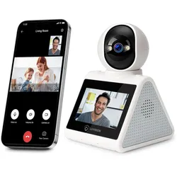 LUVISION PTZ Gegensprechkamera Video Anruf Kamera Telefonkamera WLAN Überwachungskamera Senioren Baby Überwachung Autotracking 4MP