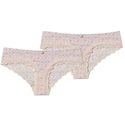 Tchibo - 2 Brazil-Slips - Damen - Gr. L - creme