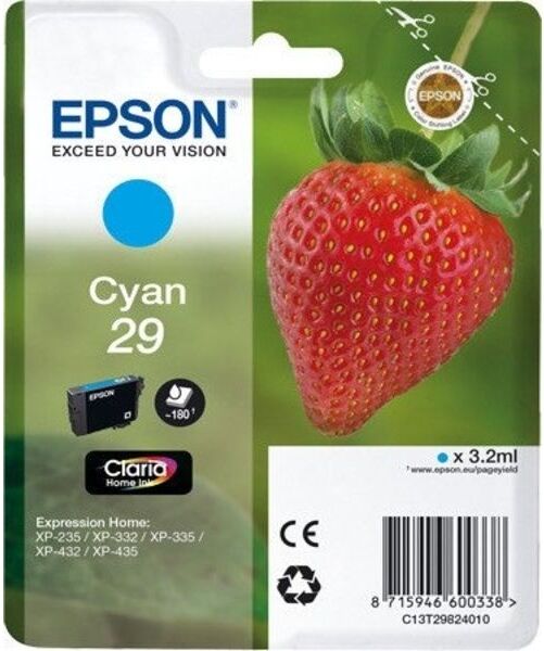 Epson 29 (C13T29824012) - Cyan - Druckerpatrone
