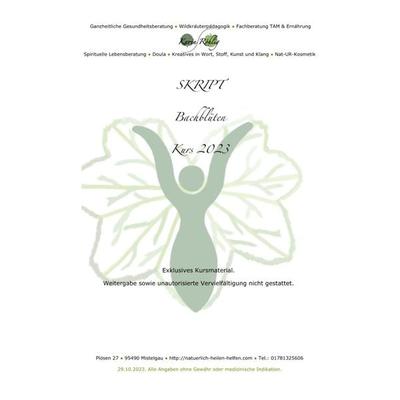 Bachblütenkurs 2023 - Kursinternes Skript, Taschenbuch von Karin Röhlig, Epubli, 978-3-7584-8500-8
