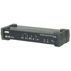 ATEN CS1924M KVMP-Switch 4-fach, DisplayPort mit MST, USB 3.0, 4K