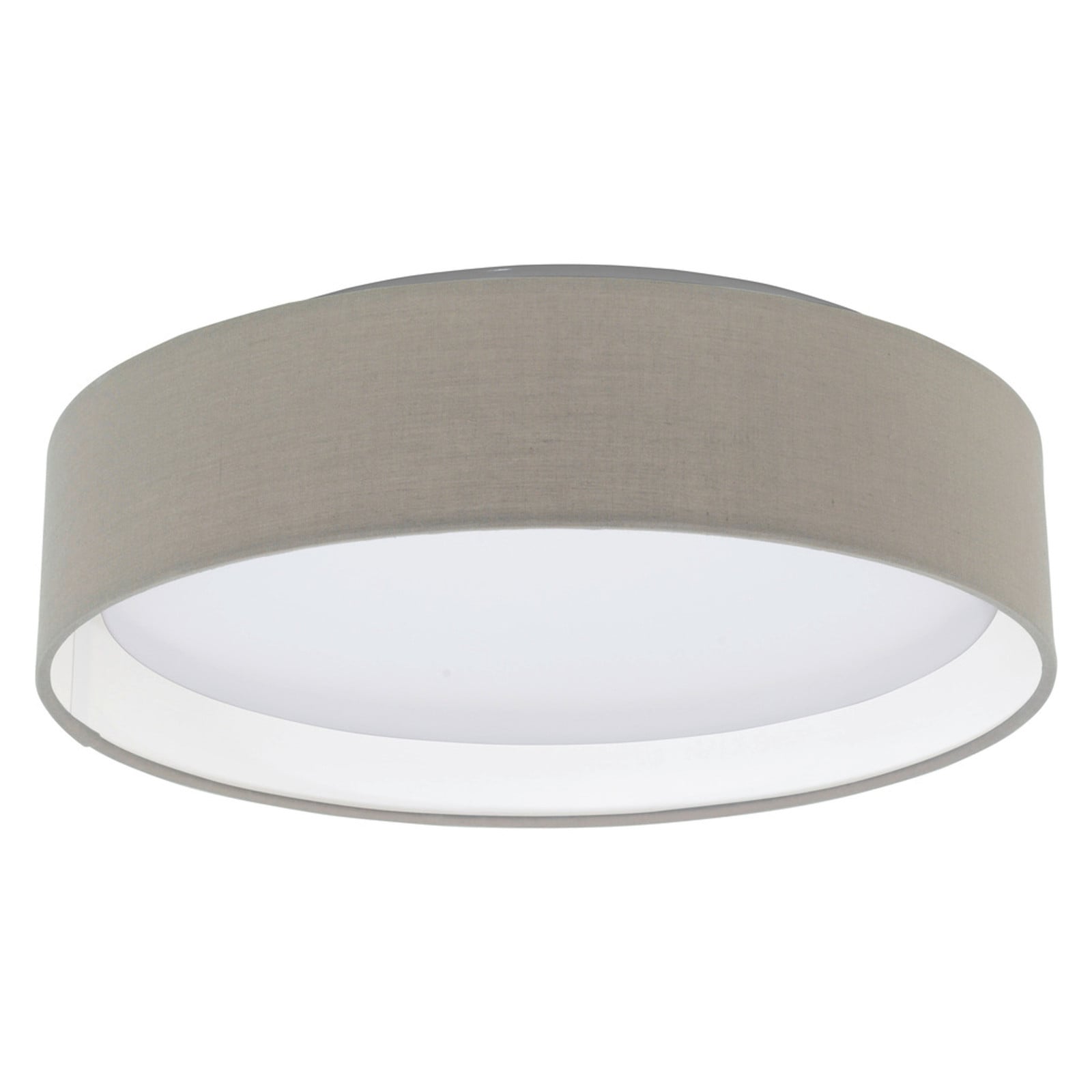 Eglo Led plafondlamp Pasteri beige modern met textiel en metaal, Diameter: 32 cm