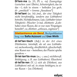 Dilettantismus als Beruf, Fachbücher