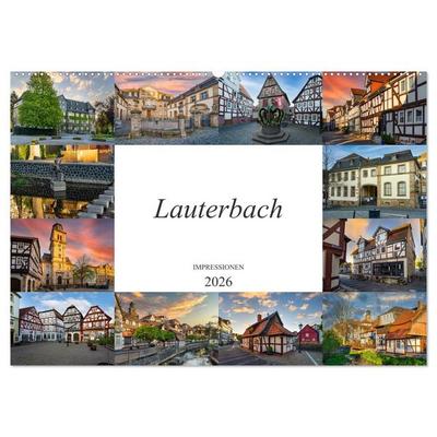 Lauterbach Impressionen (Wandkalender 2026 DIN A2 quer), CALVENDO Monatskalender