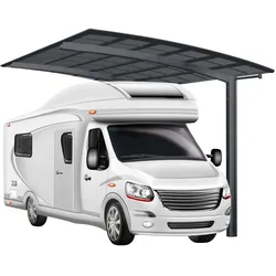 Ximax Carport Portoforte Typ 60 495 x 270 cm Caravan Ausführung schwarz