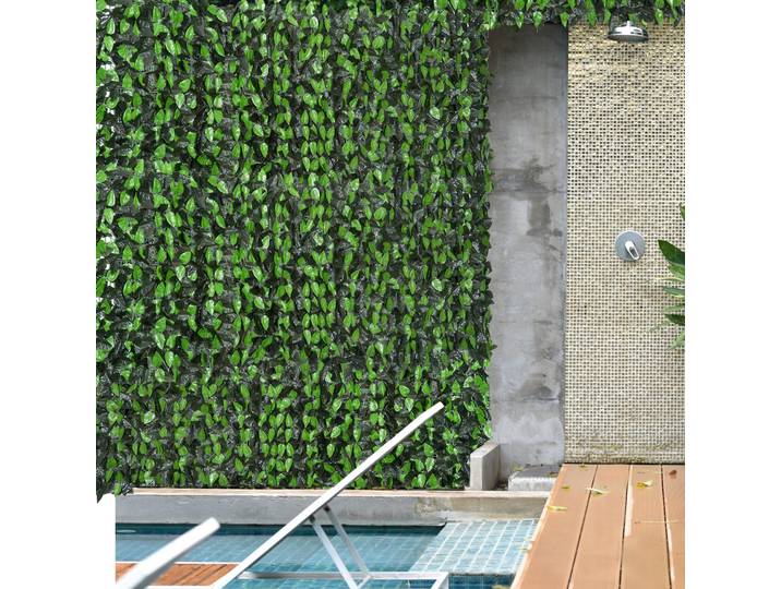 Outsunny Haies Laurier Treillis Extensible Vert