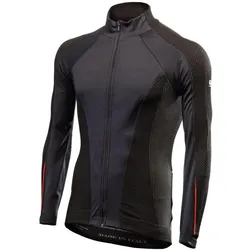 Sixs, Herren, Velotrikot, Windshell Wind AW (M), Rot, Schwarz, M