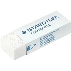 Staedtler Radiergummi »rasoplast« weiß, 6.5x1.3x2.3 cm